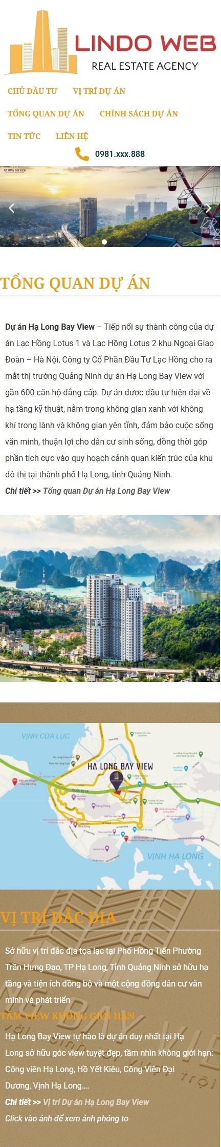 Landing Page Hạ Long Bay View