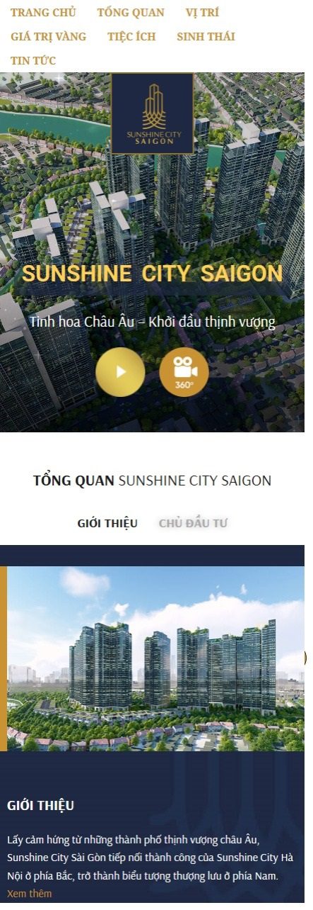 Landing Page SUNSHINE CITY SAIGON