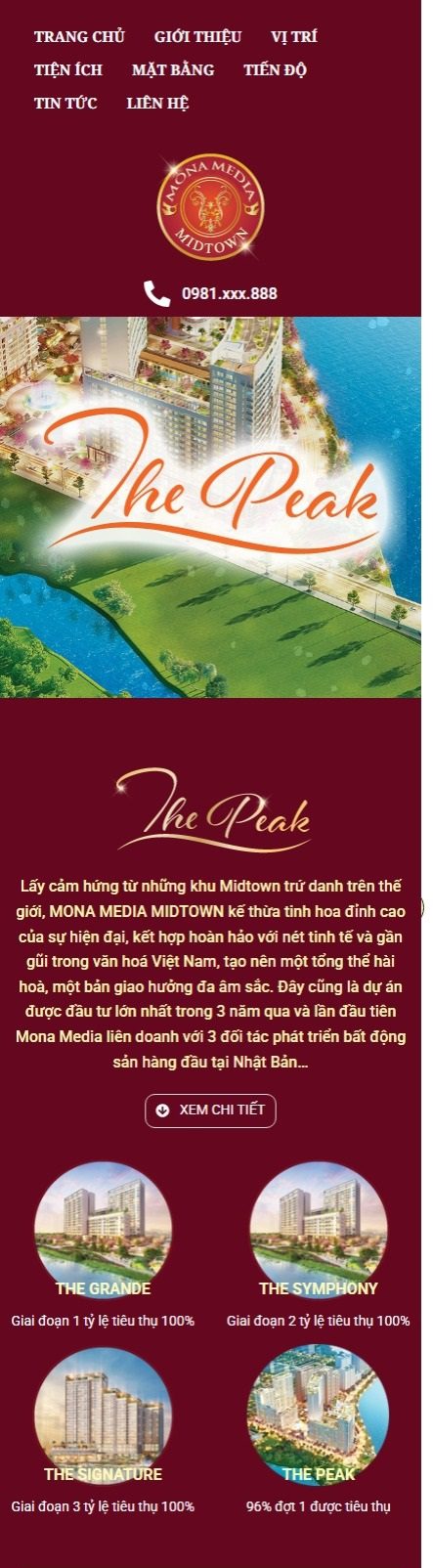 Landing Page MID TOWN – THE PEAK