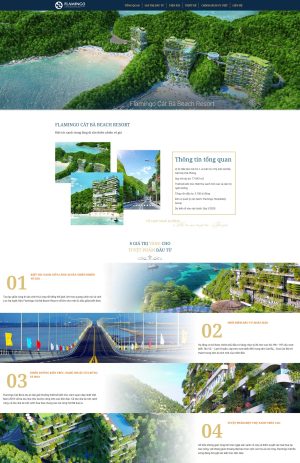 Landing Page FLAMINGO CÁT BÀ