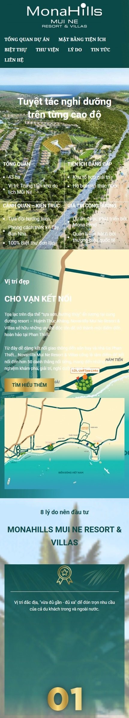 Landing Page MŨI NÉ RESORT