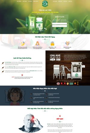 Landing Page MẤT NGỦ TÂM AN LẠC TIÊN