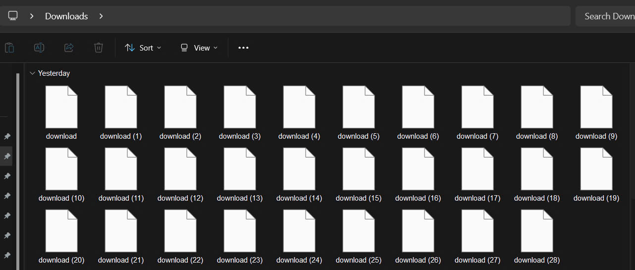Lỗi download file WordPress