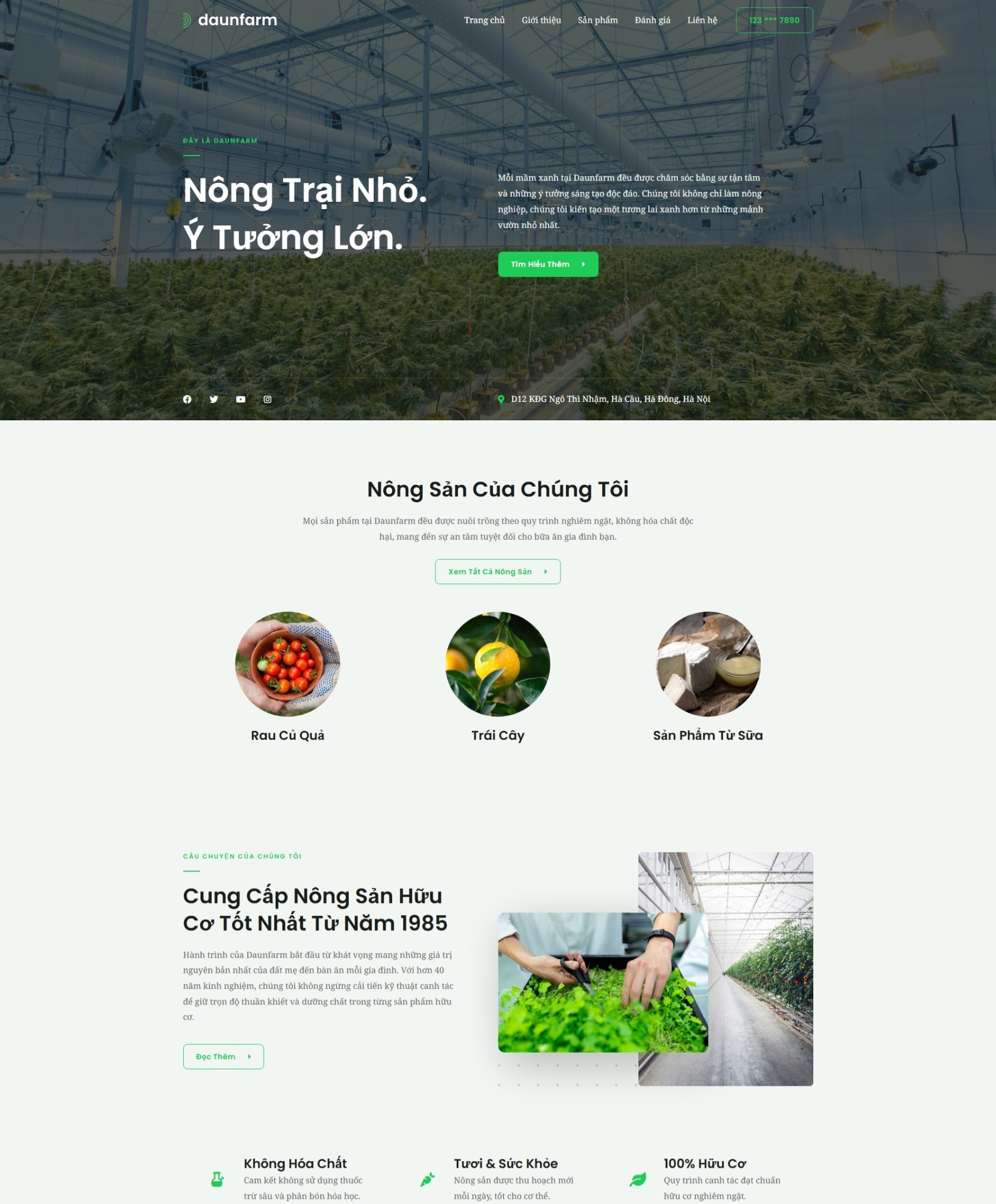 Nông Trại Xanh DAUN FARM